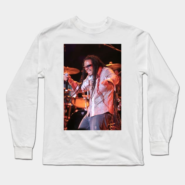 Maxi Priest Photograph Long Sleeve T-Shirt by Concert Photos